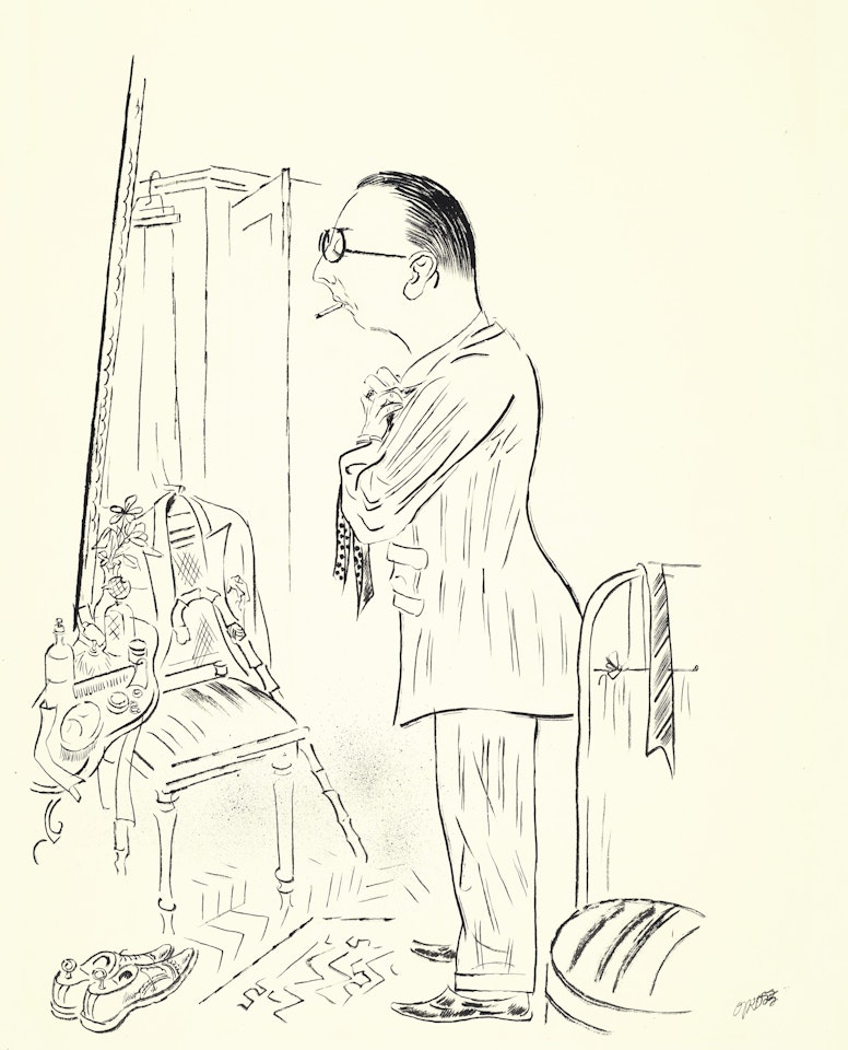 Sich pflegen, bringt Segen! (F. Sch. Gewidmet) by George Grosz