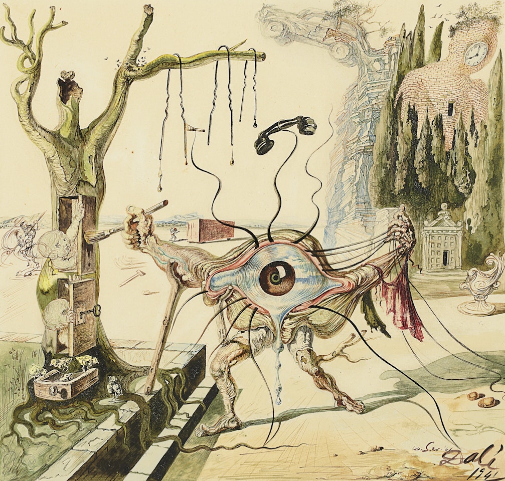 L'oeil du peintre by Salvador Dali