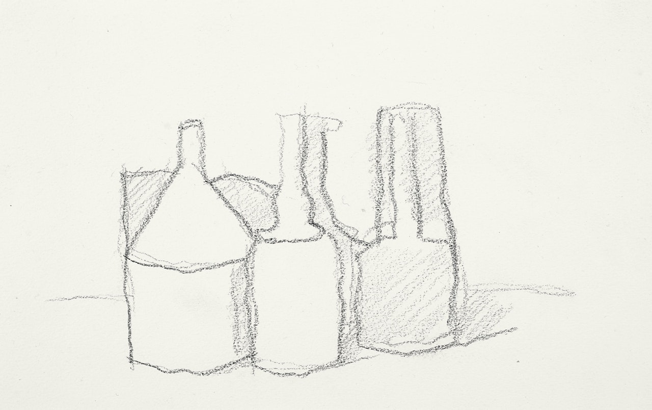 Natura morta (recto and verso) by Giorgio Morandi