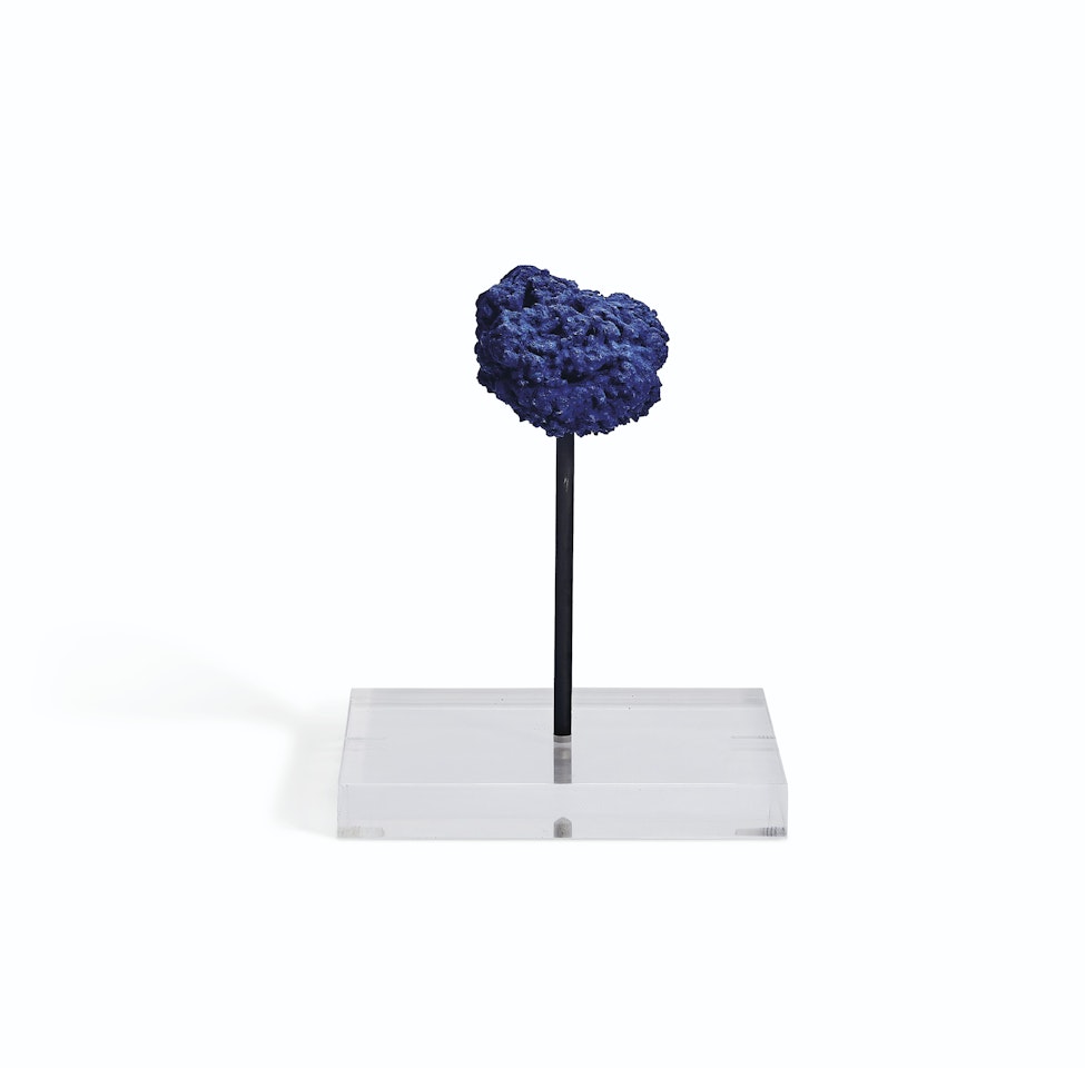 Untitled Blue Sponge Sculpture (SE 326) by Yves Klein