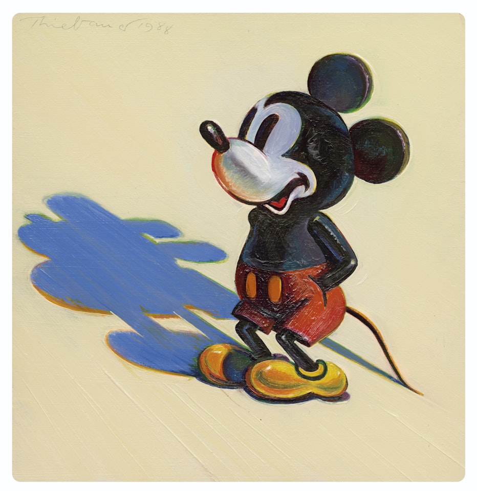 Mickey Mouse by Wayne Thiebaud