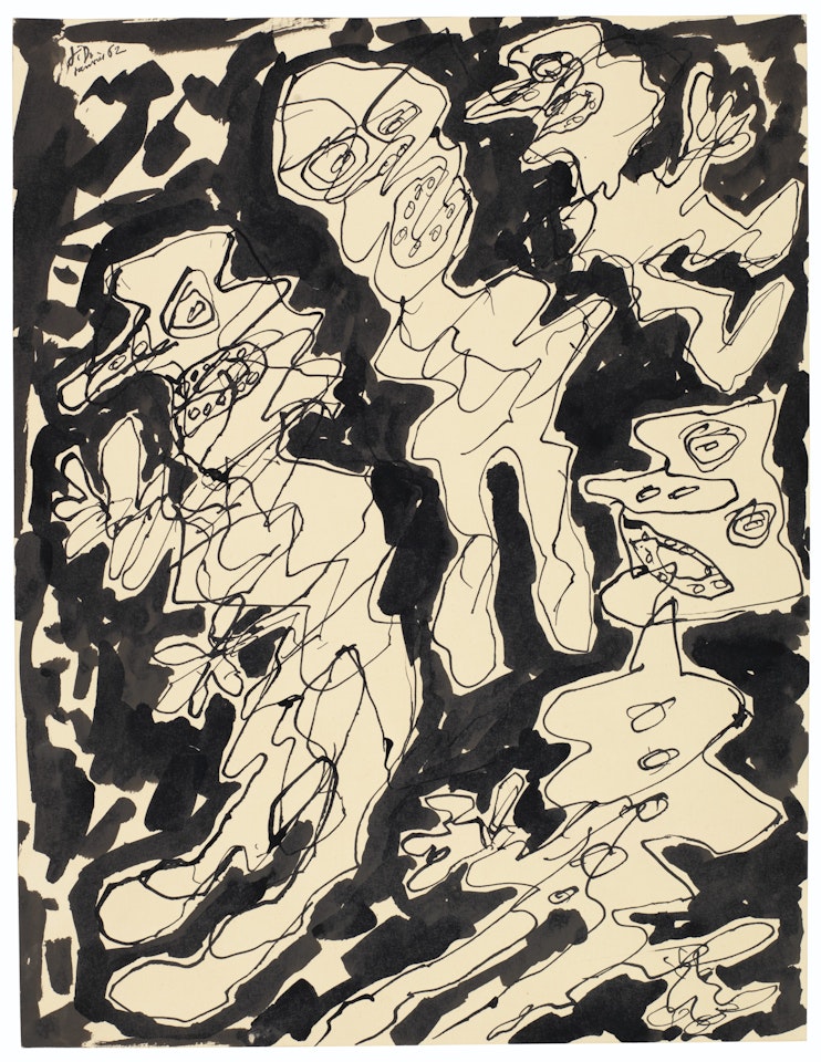 Groupe (quatre personnages) by Jean Dubuffet