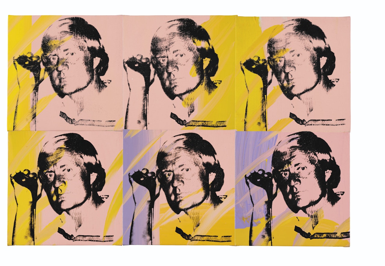 Jack Nicklaus [Six Works] by Andy Warhol