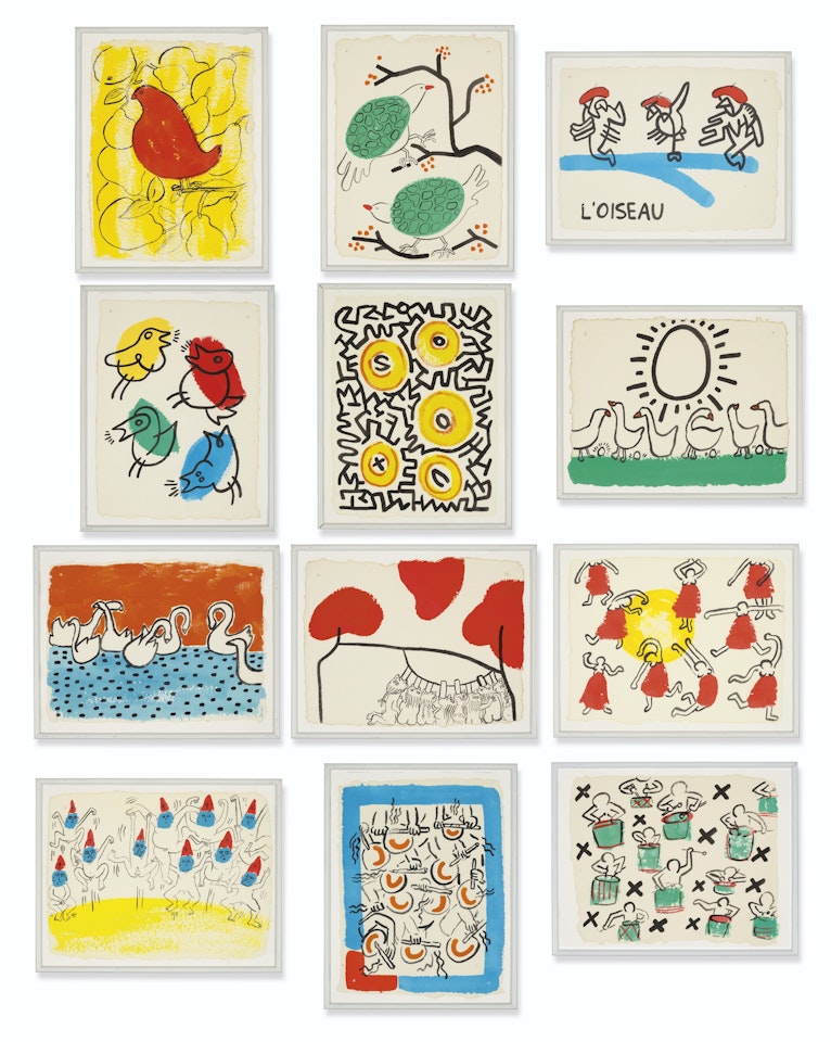 12 Days of Christmas by Keith Haring