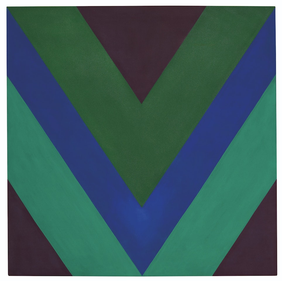 Blue-Green Confluence by Kenneth Noland