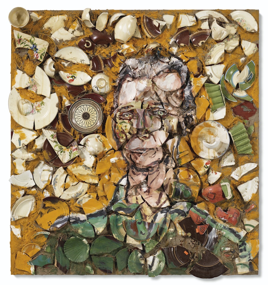 Portrait of Robert Wilson by Julian Schnabel