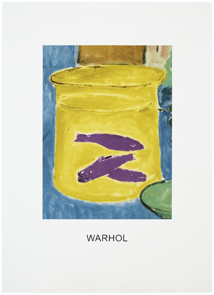 Double Vision: Warhol (Yellow and Violet) by John Baldessari