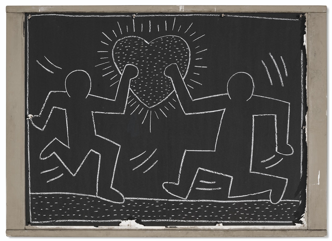 Untitled (Subway Drawing) by Keith Haring