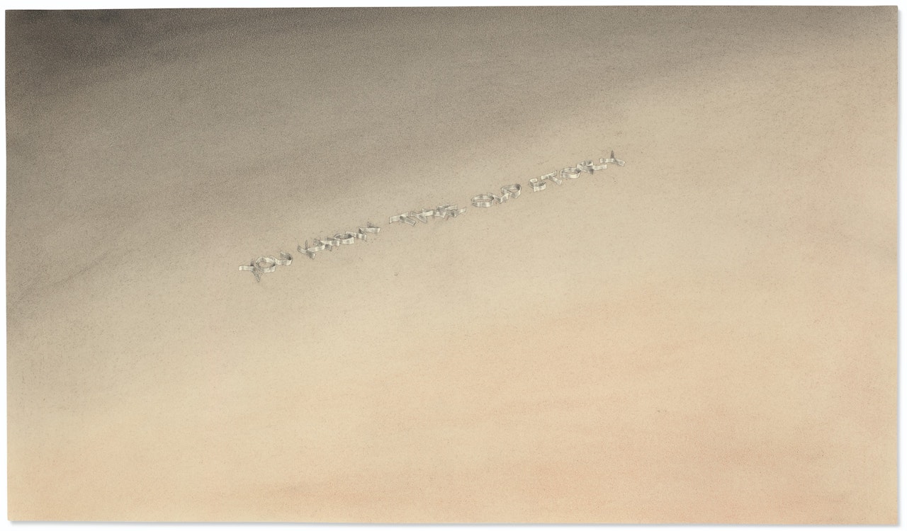 You Know the Old Story by Ed Ruscha