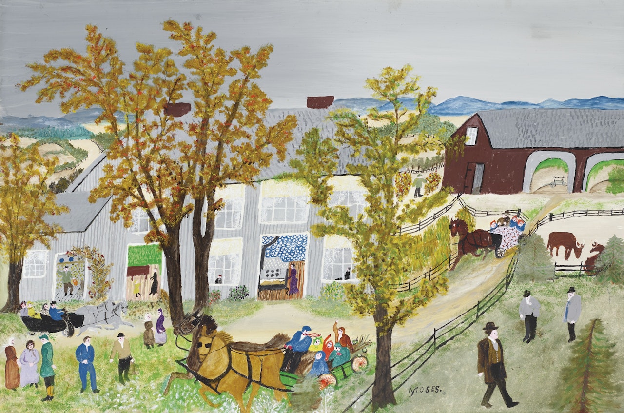 Thanksgiving by Grandma Moses