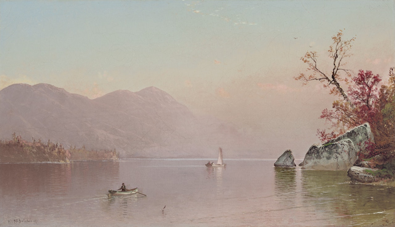 Autumn Mist, Lake George by Alfred Thompson Bricher