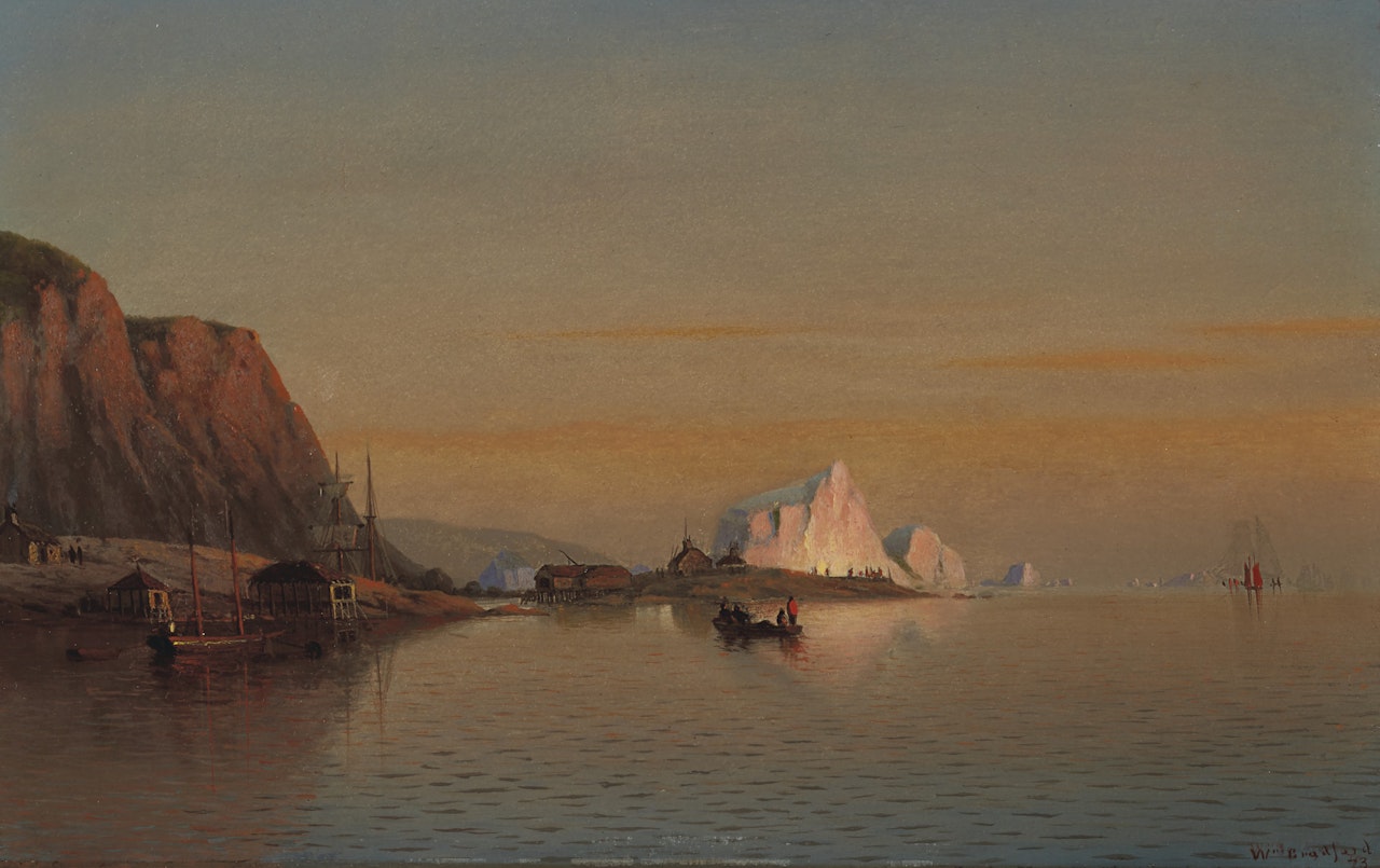 View near Cape Charles on the Coast of Labrador by William Bradford