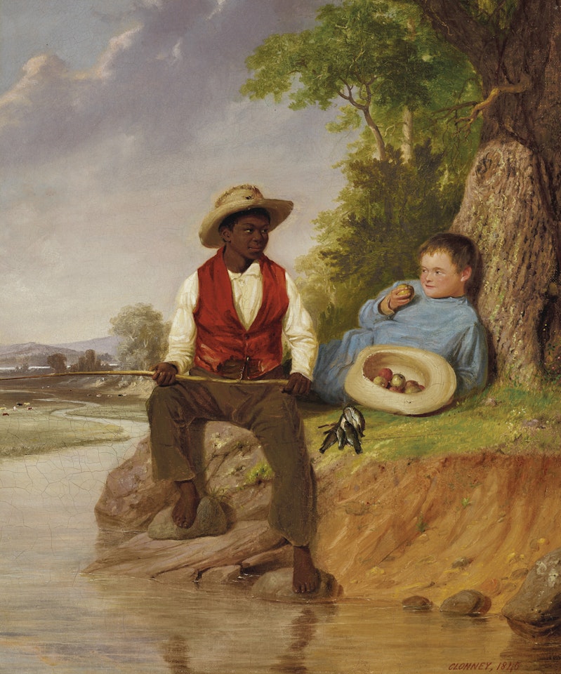 Boy Fishing by James Goodwyn Clonney