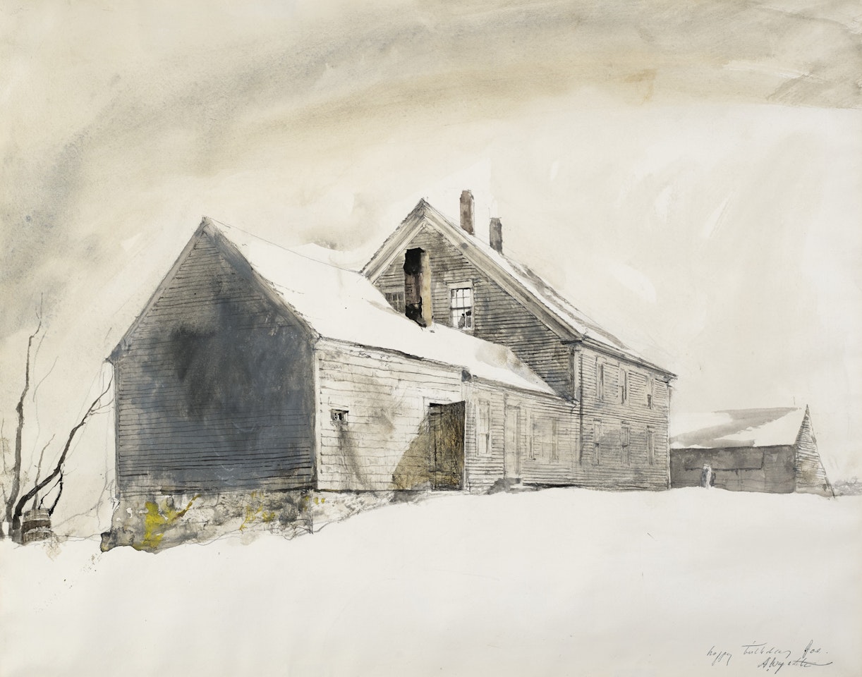 Olsons in the Snow by Andrew Wyeth