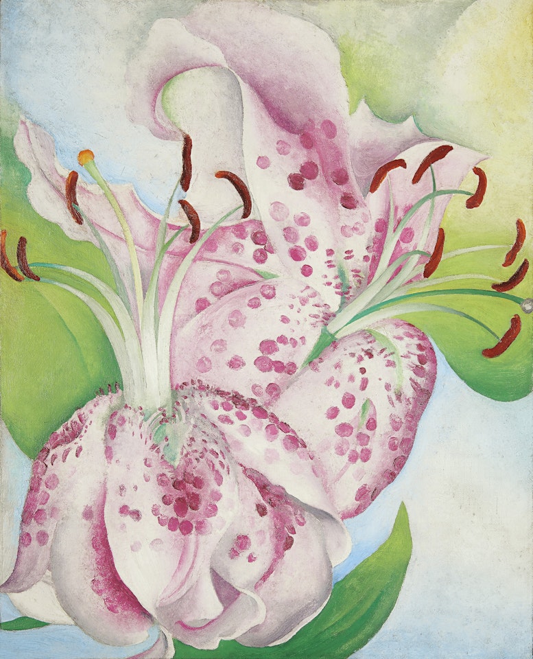 Pink Spotted Lillies by Georgia O'Keeffe