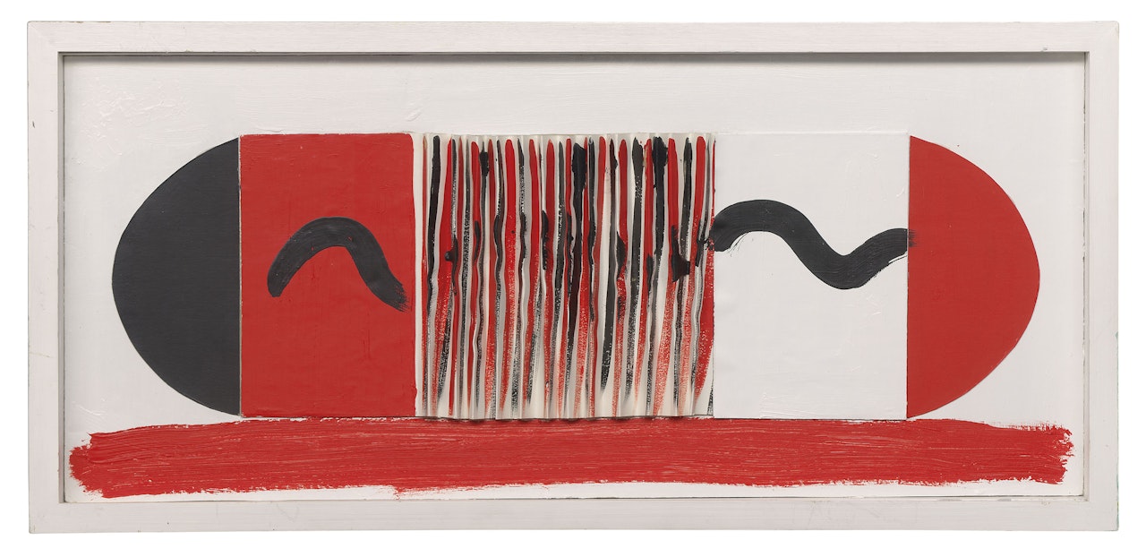 Red, Black and White by Terry Frost