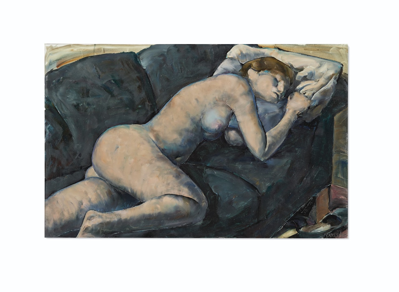 Desnudo en un sofá by Armando Morales