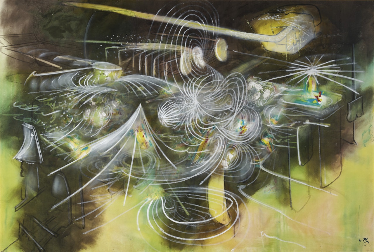 Au fond du reflet by Roberto Matta