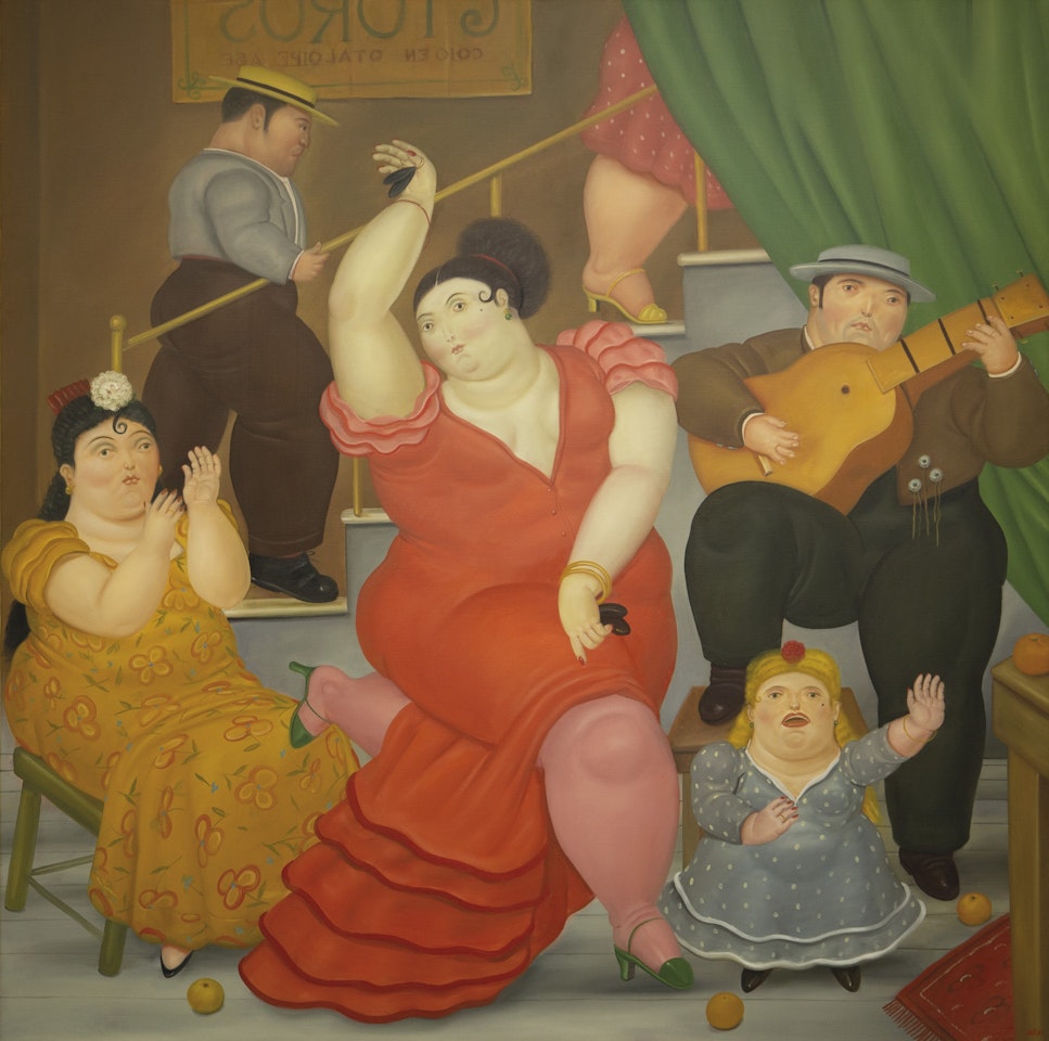 Tablao flamenco by Fernando Botero