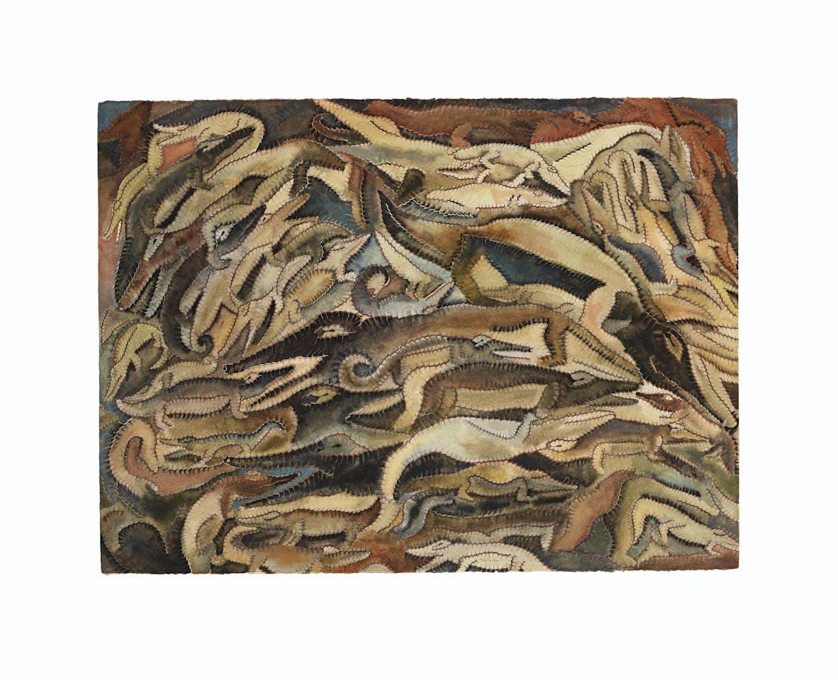 Cocodrilos de a montón by Francisco Toledo