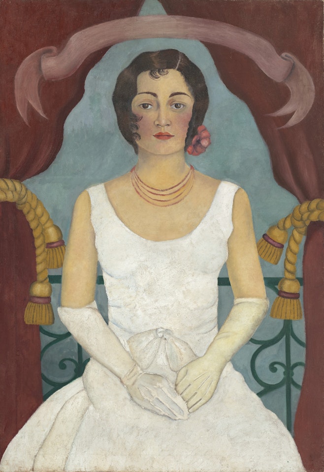 Portrait of a Lady in White by Frida Kahlo