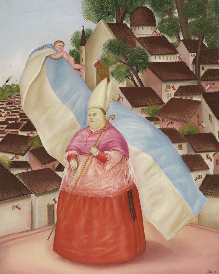 El obispo de Bogotá by Fernando Botero