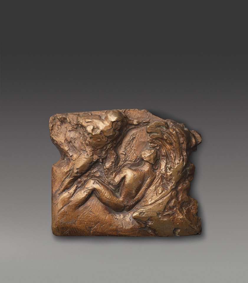 Maquette for Man and Eagle Relief by Elisabeth Frink