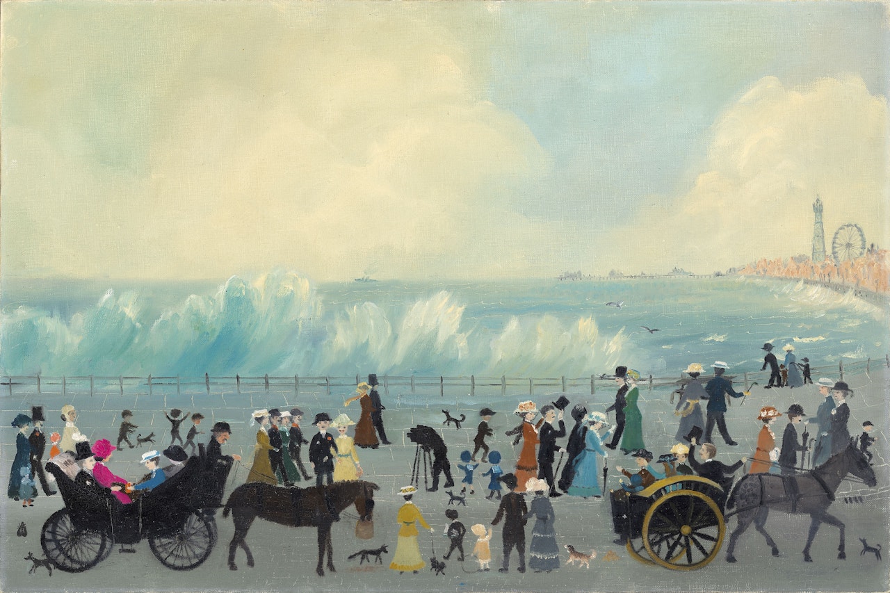 High Tides at Blackpool by Helen Bradley