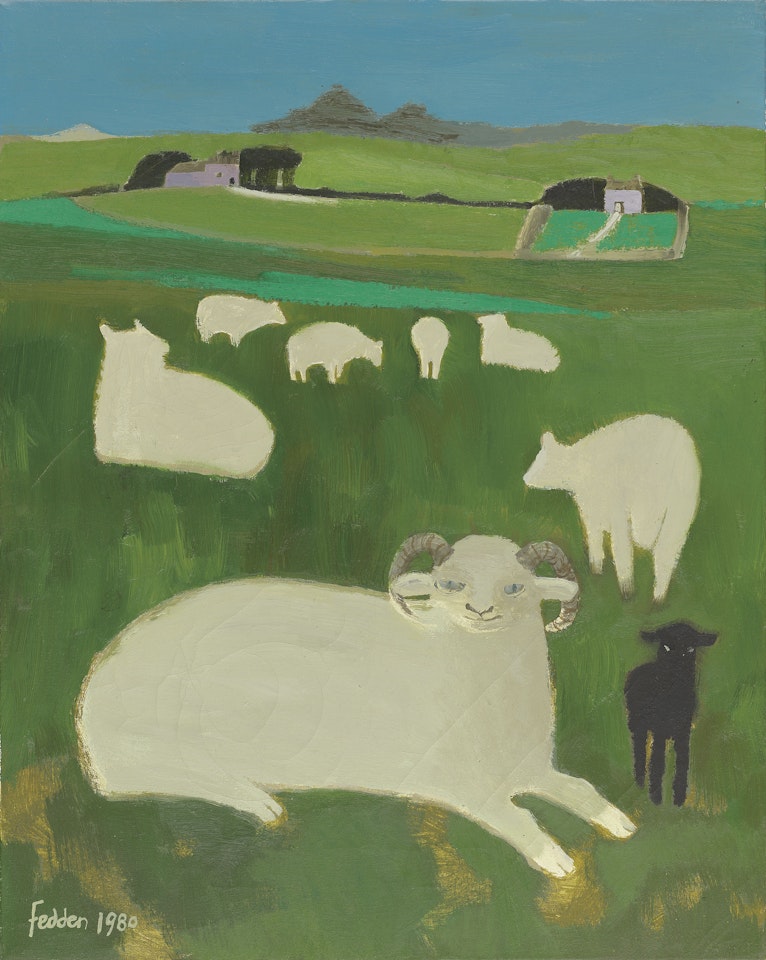 Sheep in Eskdale by Mary Fedden