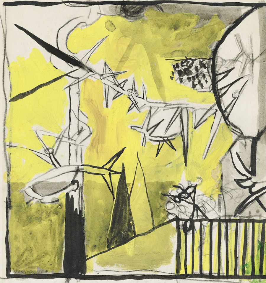 Study for 'Thorn Forms' by Graham Sutherland