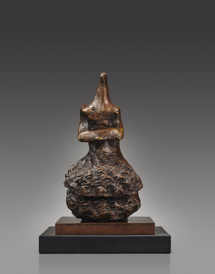 Seated Woman: Shell Skirt by Henry Moore