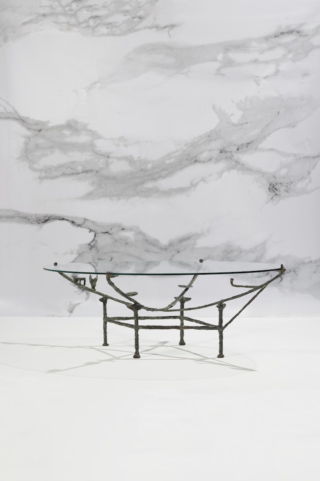 TABLE 'CARCASSE' À LA CHAUVE-SOURIS, LE MODÈLE CRÉÉ EN 1979-1980 by Diego Giacometti