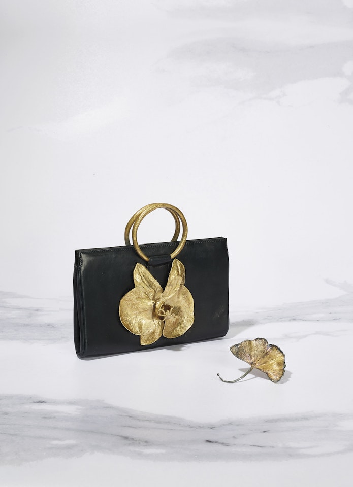 BROCHE 'GINKGO', ÉDITION ARTCURIAL, VERS 1990 by Claude Lalanne