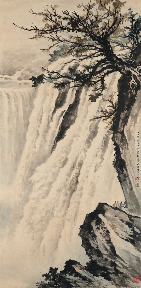 Waterfall in Brazil by Huang Junbi