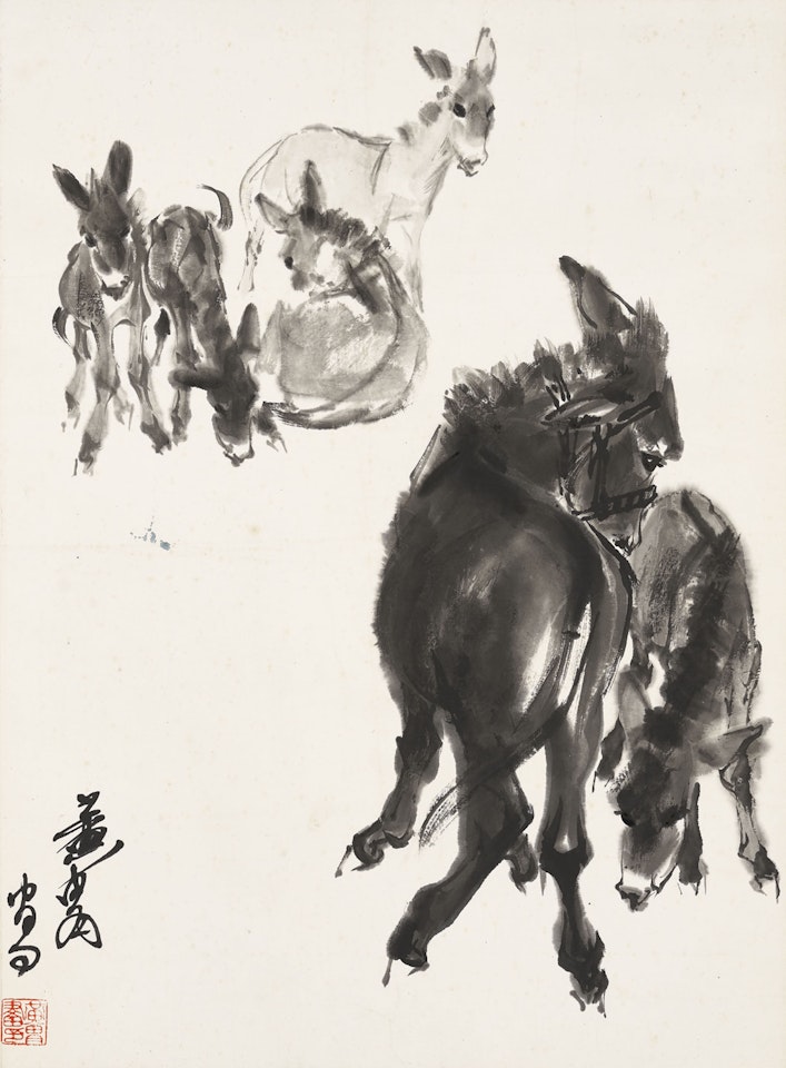 Donkeys by Huang Zhou