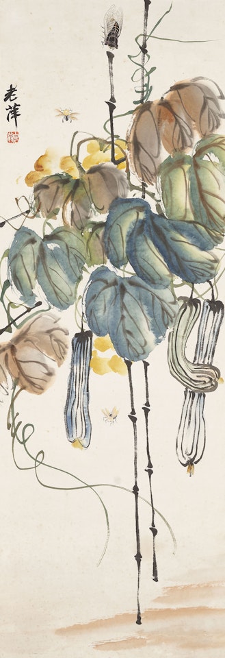 Cicada and Cucumbers by Qi Baishi