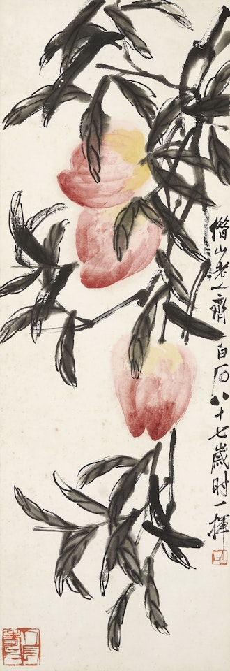 Peaches by Qi Baishi