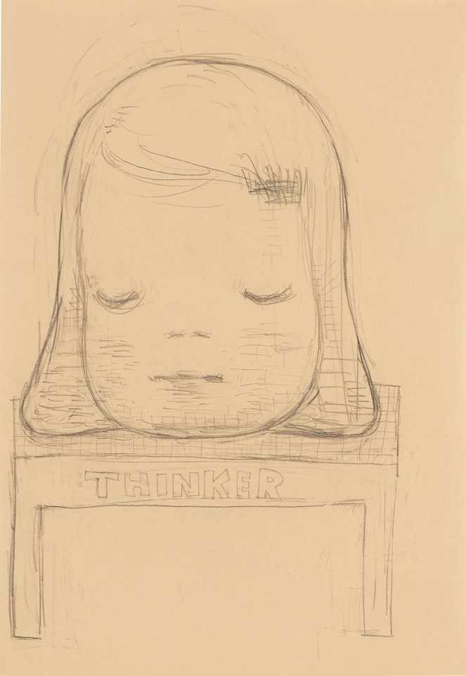Sketches for the Sculpture by Yoshitomo Nara