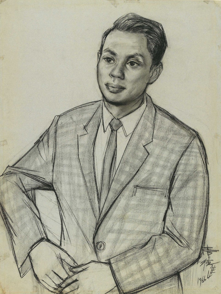 Portrait of Cheng Chou-Yu by Xi Dejin