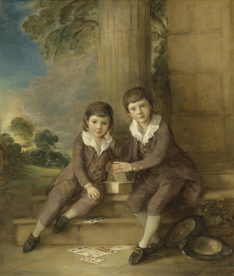 Double portrait of Master John Truman Villebois (c. 1773-1837) and his brother Henry Villebois (1777-1847) by Thomas Gainsborough