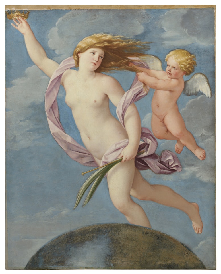 Allegory of Fortune, holding a crown by Guido Reni