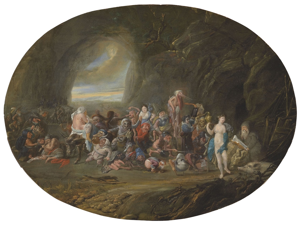 The Temptation of Saint Anthony by Flemish School
