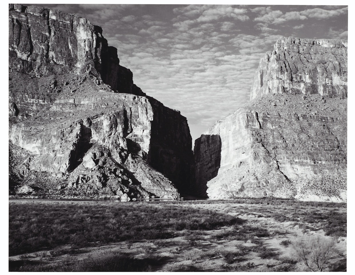 Santa Elena Canyon, Big Bend National Park, Texas, c. 1947 by Ansel Adams