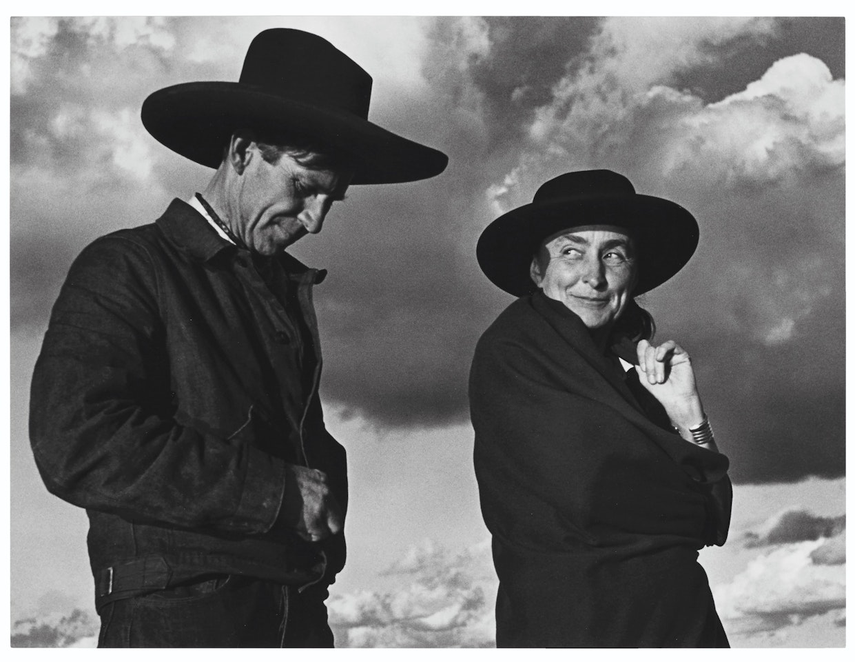 Georgia O'Keeffe and Orville Cox, Canyon de Chelly National Monument, Arizona, 1937 by Ansel Adams
