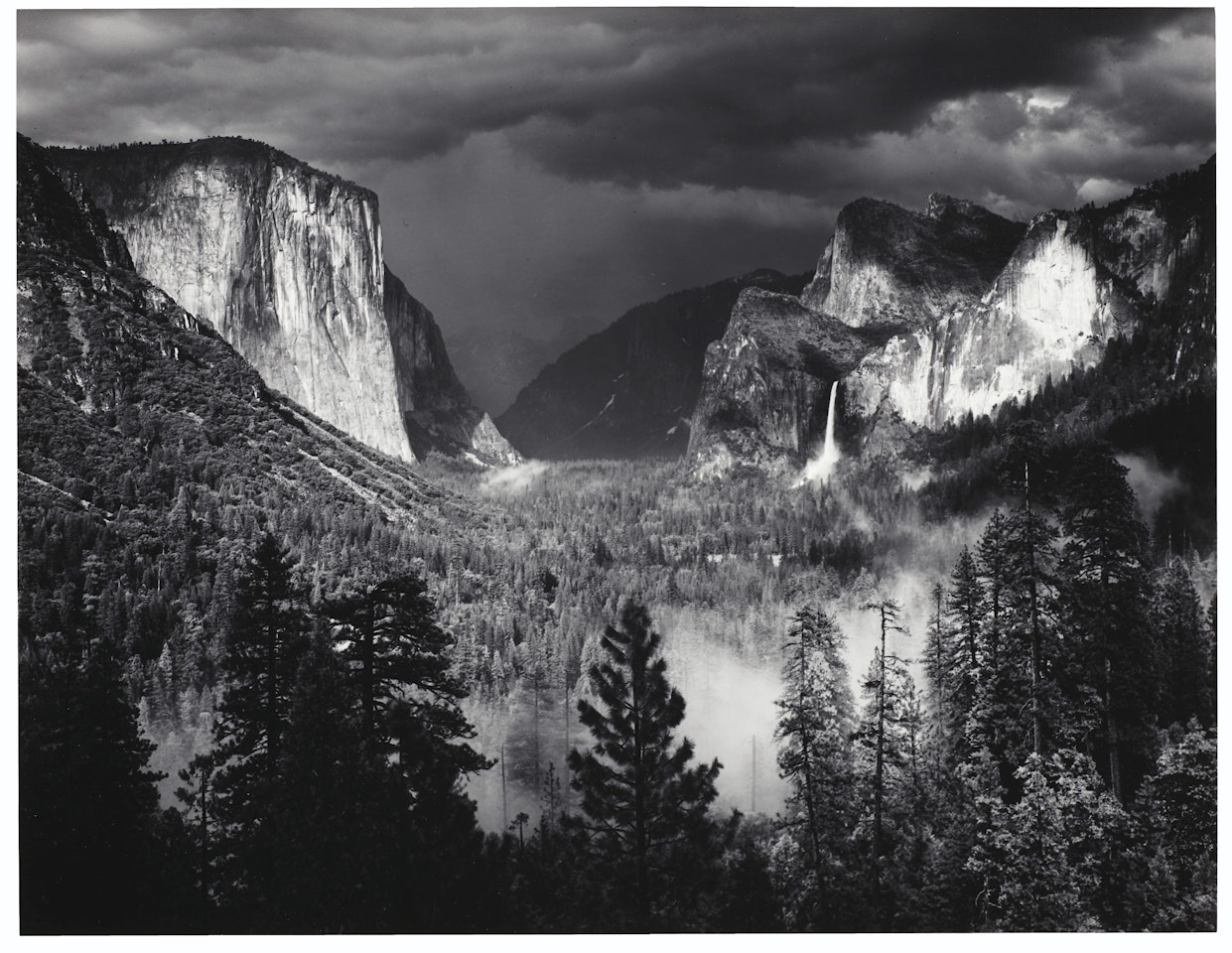 Yosemite Valley, Thunderstorm, 1949 by Ansel Adams