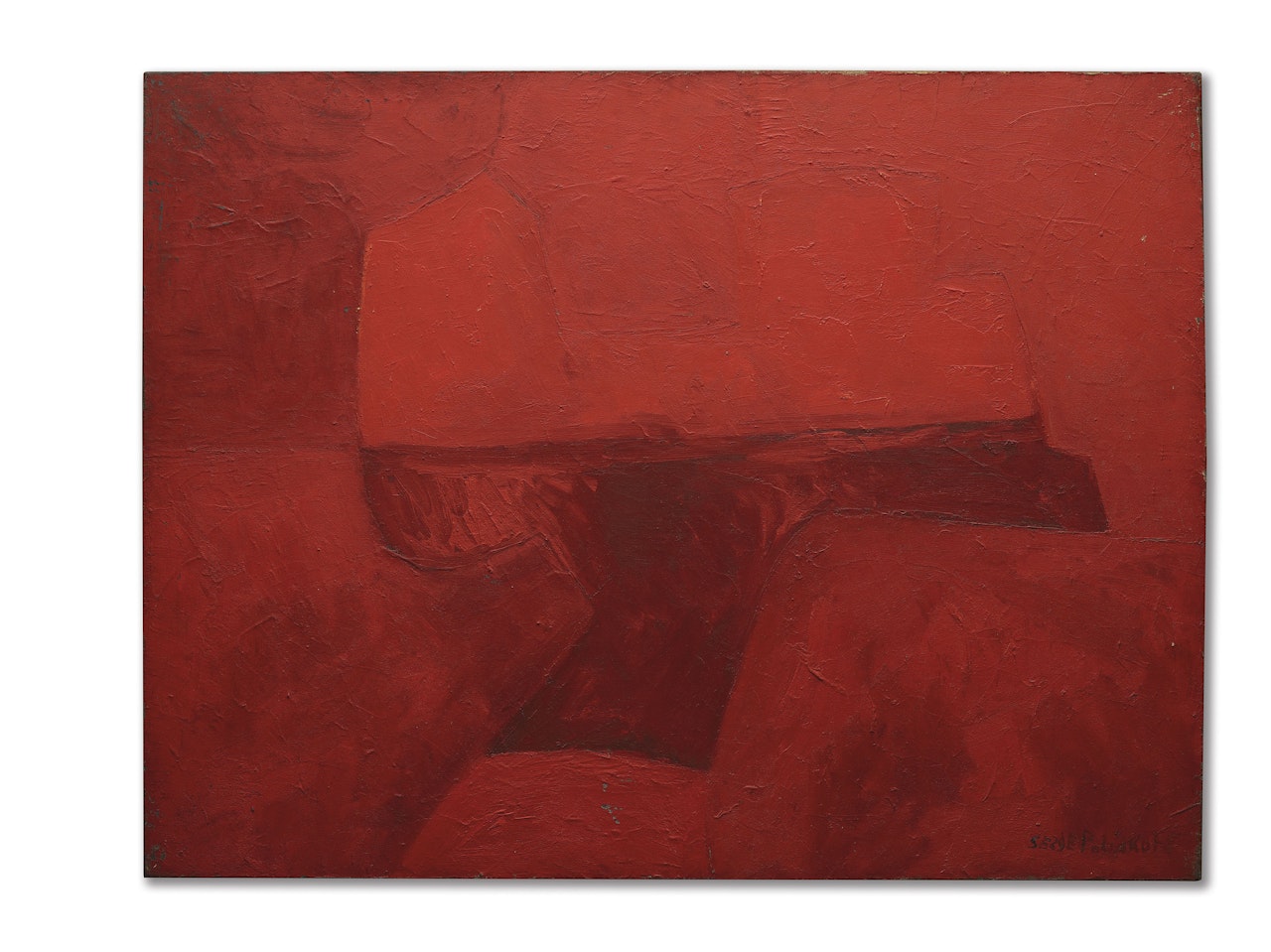 Composition en rouge by Serge Poliakoff