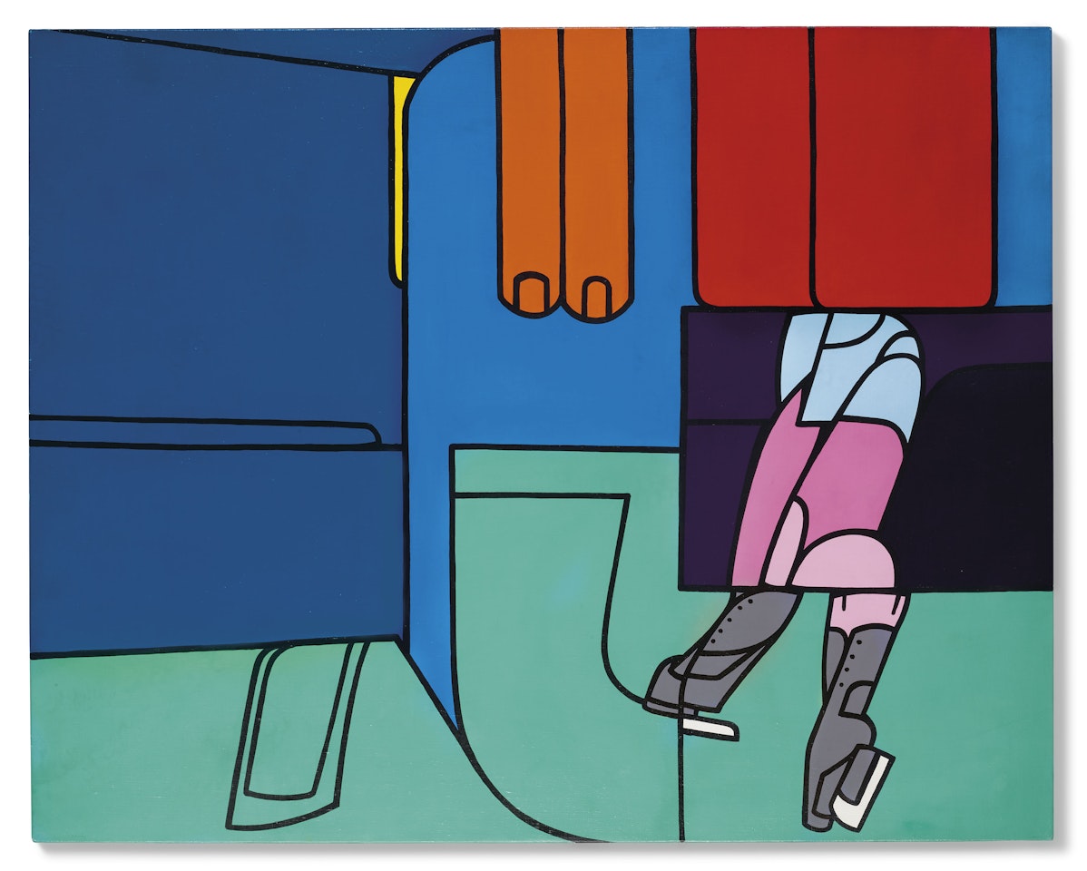 Figura con i pattini by Valerio Adami