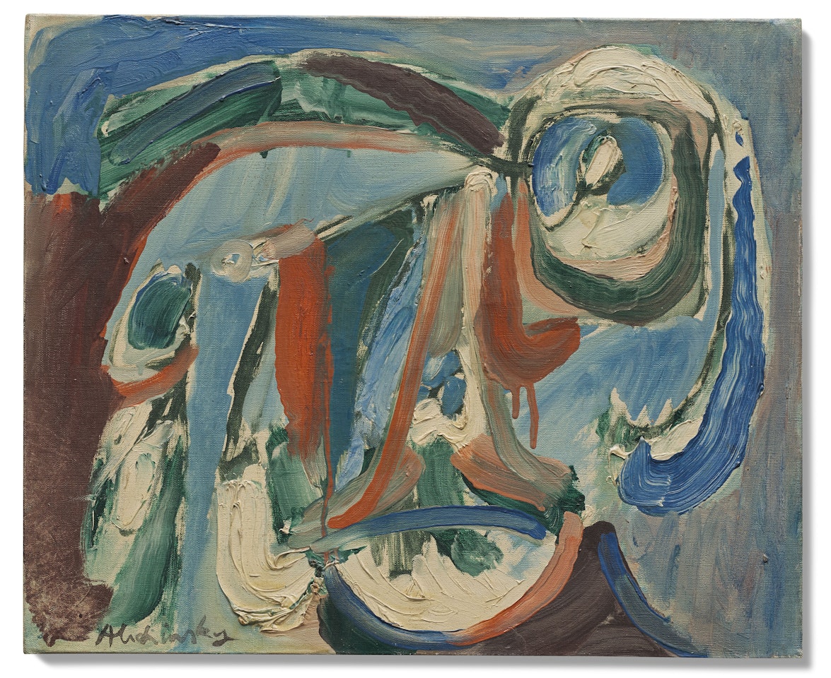 Visage d'un âge certain by Pierre Alechinsky