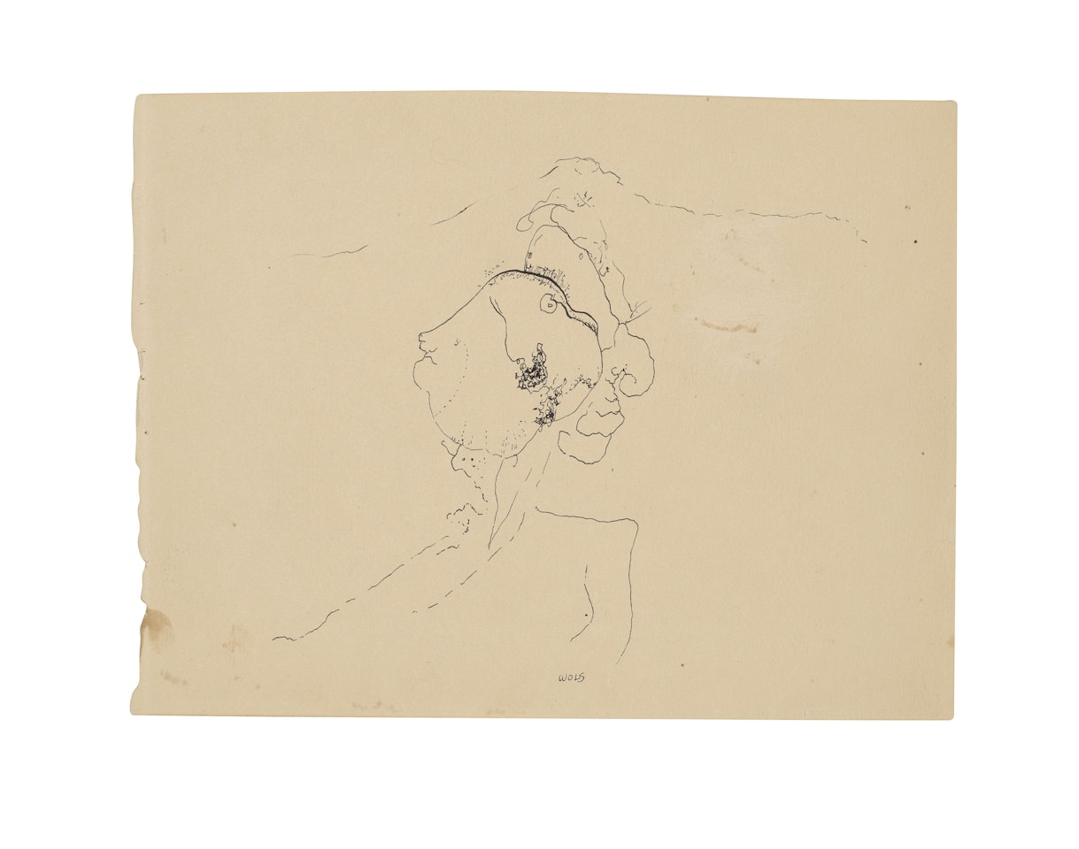 Visages superposés by Wols (Alfred Otto Wolfgang Schulze)