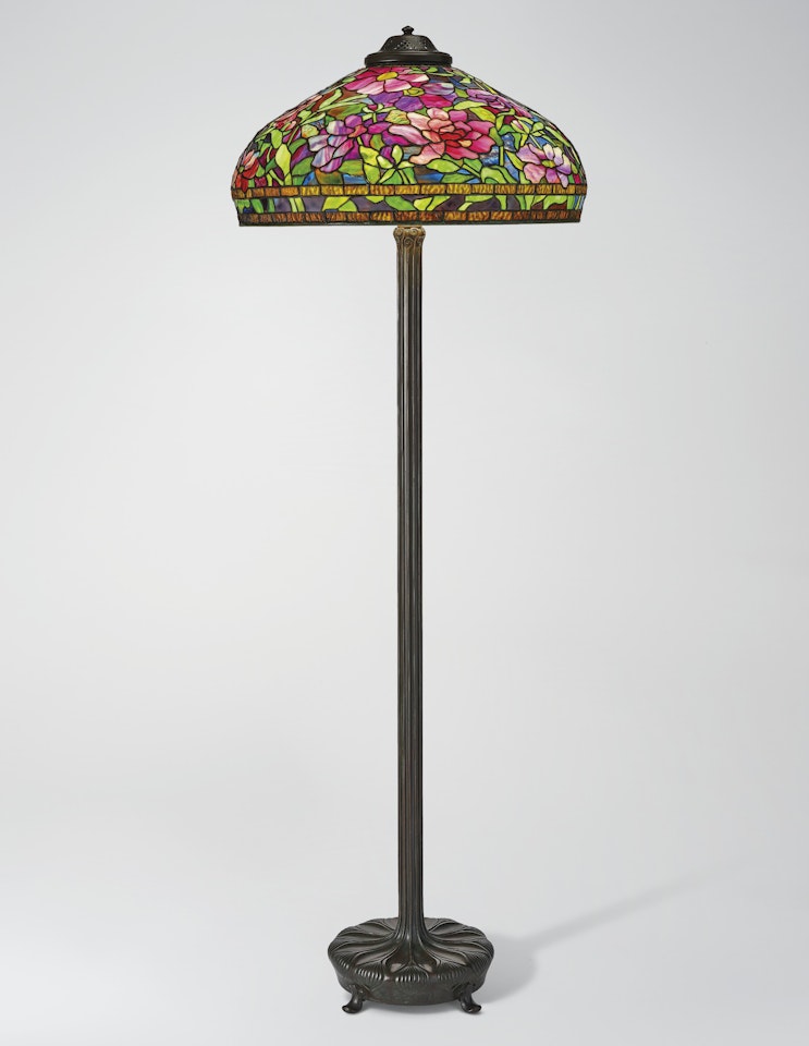 'PEONY' FLOOR LAMP by Tiffany Studios